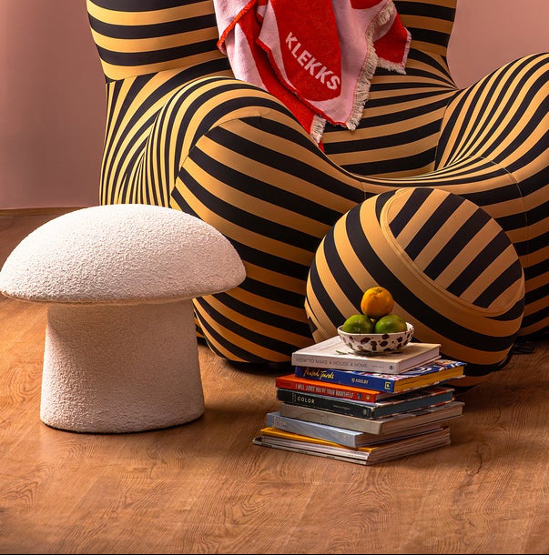Mushroom Pouf (white)