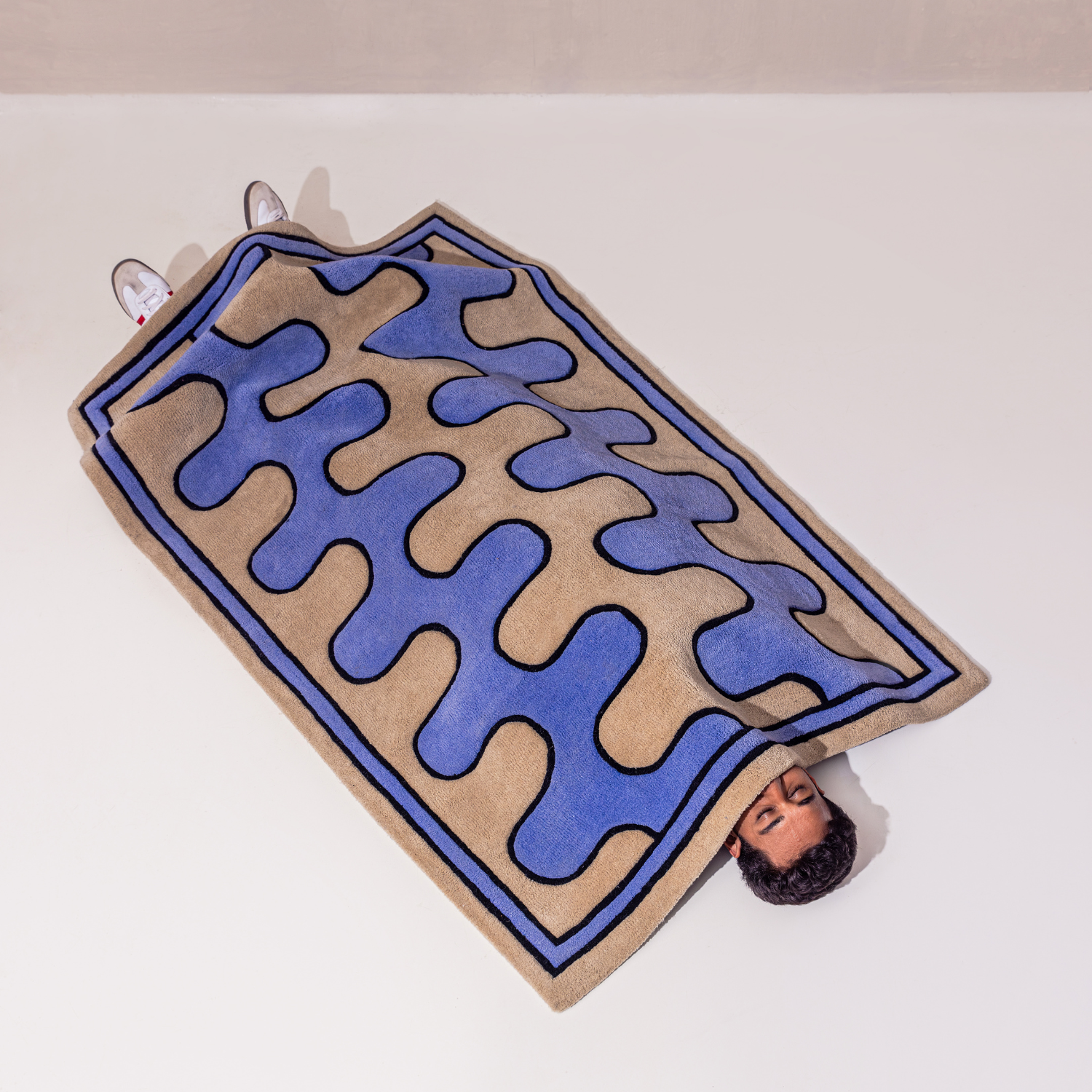 Squiggly Wave Rug