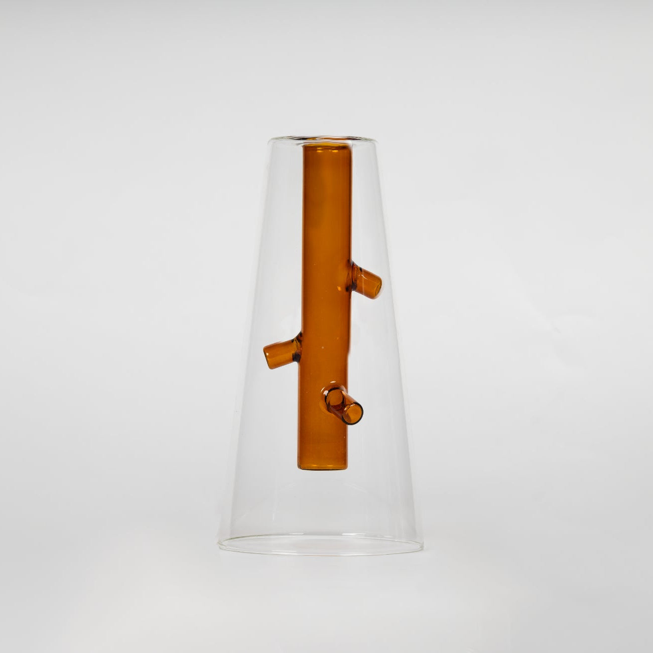Pop Stem Vase (Amber)